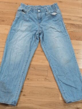 Cat & Jack Light Blue Elastic Waist Kids Jeans